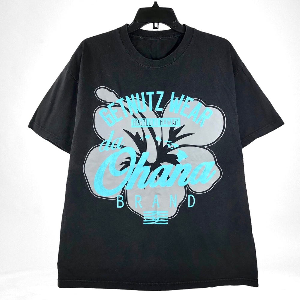 Get Nutz Hawaii Mens XL Shirt “Blood Makes You Family, Loyalty Makes You Ohana”